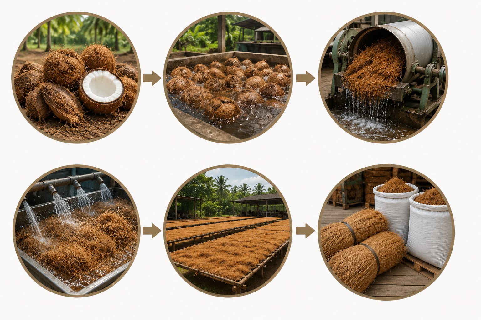 Proses Pengolahan Cocofiber